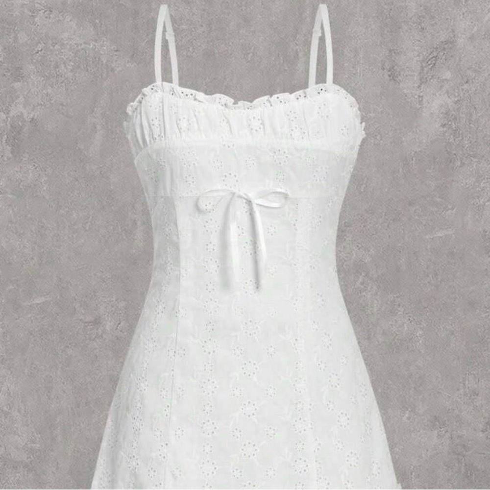 SHEIN White Lace Mini Dress